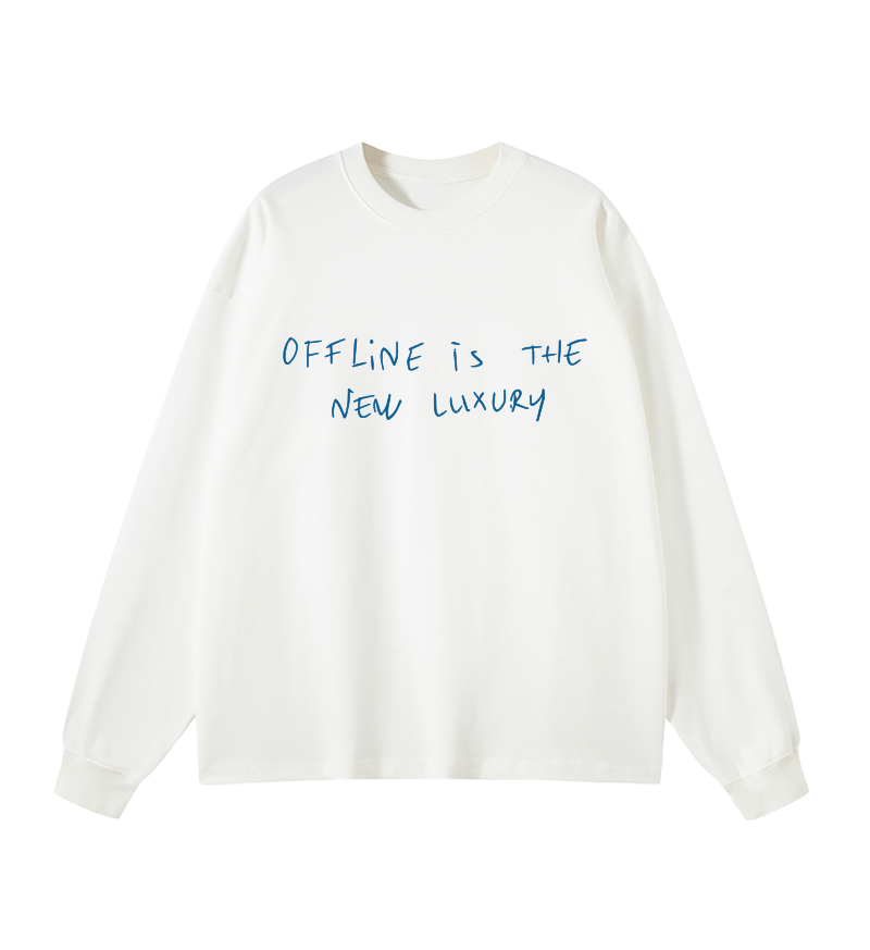 New Luxury Longsleeve White