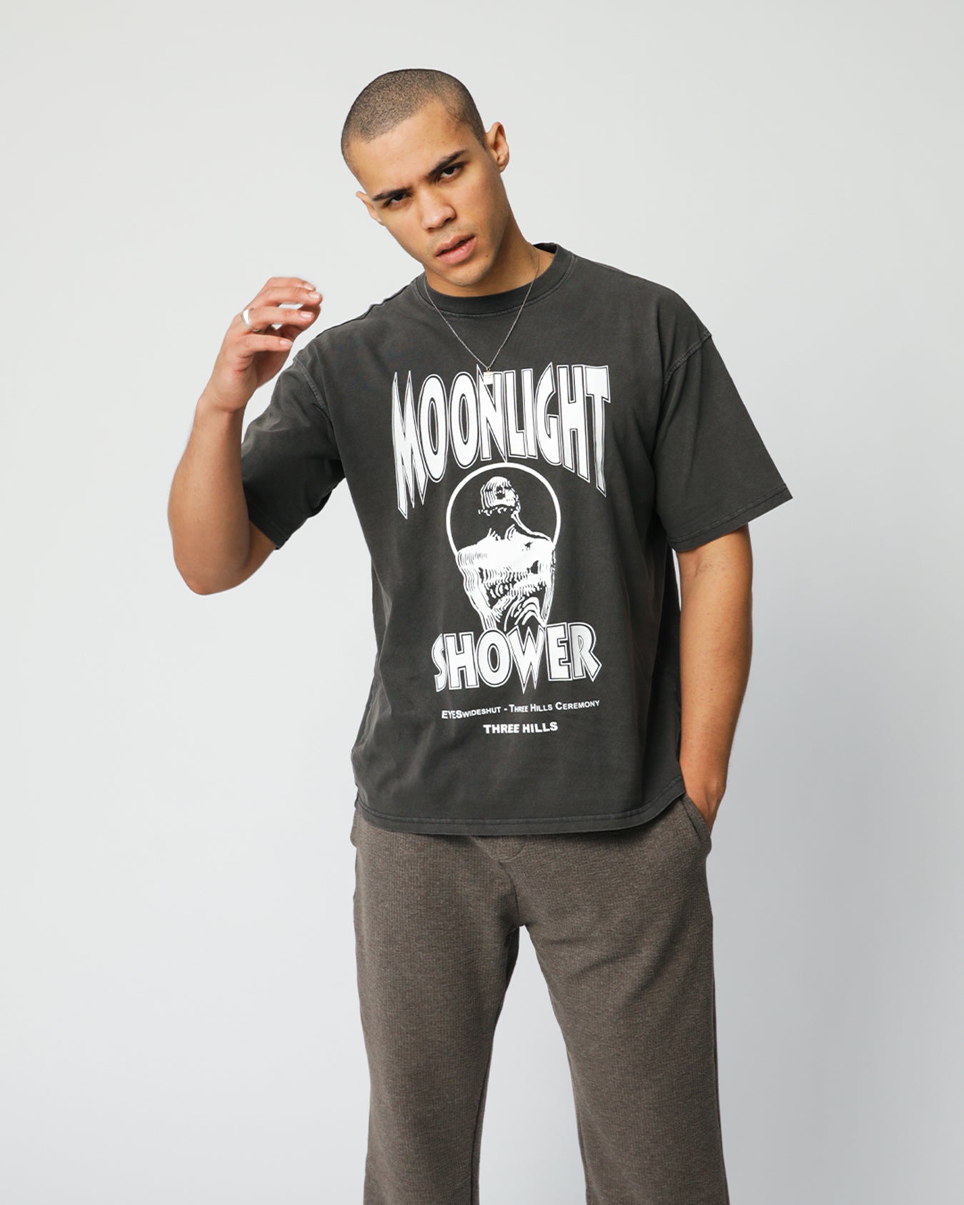 Moonlight T-Shirt Vintage Gray
